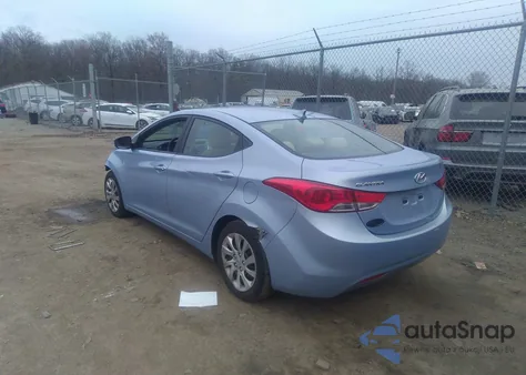 2012 Hyundai Elantra Gls (Ulsan Plant) z USA, uszkodzony, nr VIN KMHDH4AEXCU466491